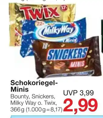 Jawoll Schokoriegel Minis 366g Angebot