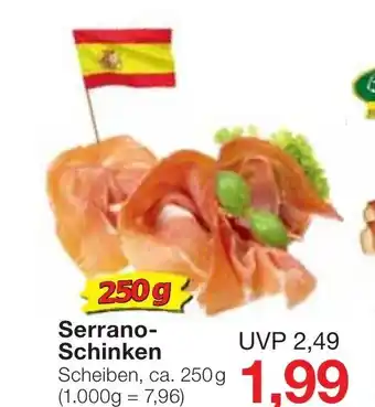 Jawoll Serrano- Schinken 250g Angebot