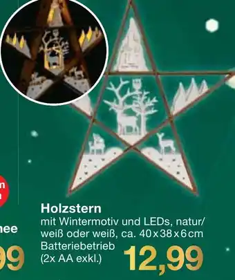 Jawoll Holzstern Angebot