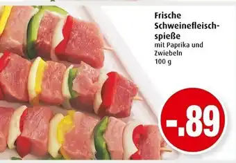 Markant Frische Schwinefleisch spieẞe 100g Angebot