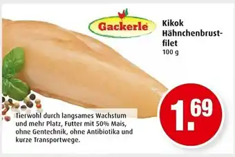 Markant Kikok Hähnchenbrust filet 100g Angebot