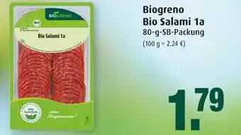 Markant Biogreno Bio Salami 1a 80g Angebot