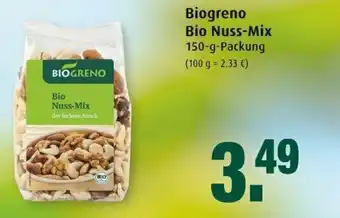 Markant Biogreno Bio Nuss Mix 150g Angebot