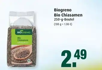 Markant Biogreno Bio Chiasamen 250g Angebot