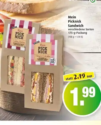 Markant Mein Picknick Sandwich 175g Angebot