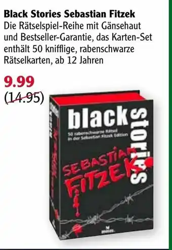 Globus Black Stories Sabastian Fitzek Angebot