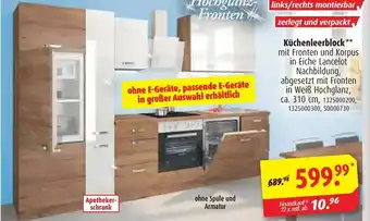 ROLLER Küchenleerblock Angebot