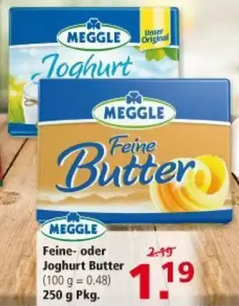 Multi Markt Feine- order Joghurt Butter 250 g Pkg. Angebot