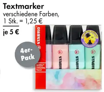 TEDi STABILO Textmarker Angebot