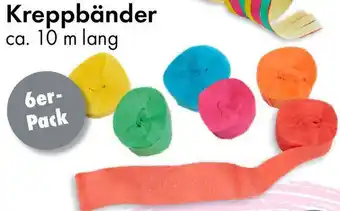Kreppbänder Angebot bei TEDi