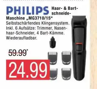 Marktkauf Philips Haar-& Bart-Schneide Maschine,,MG3710/15'' Angebot