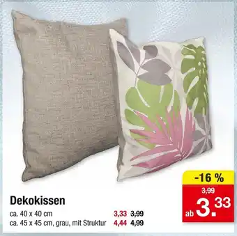 Zimmermann Dekokissen Angebot