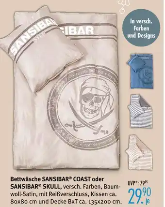 Trends Möbel Sansibar bettwäsche coast oder skull Angebot