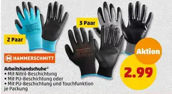 PENNY Hammerschmitt arbeitshandschuhe Angebot