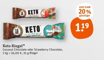 tegut Keto riegel Angebot