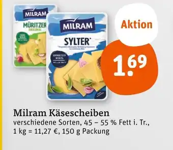 tegut Milram käsescheiben Angebot