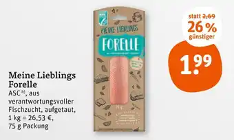 tegut Meine lieblings forelle Angebot