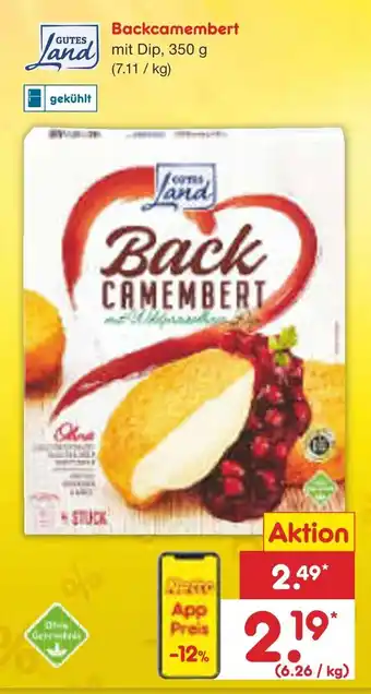 Netto Marken-Discount Gutes land backcamembert Angebot