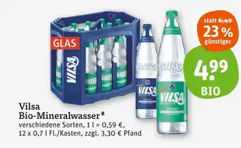tegut Vilsa bio-mineralwasser Angebot