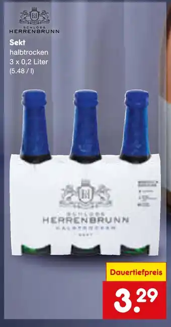 Netto Marken-Discount Schloss herrenbrunn sekt halbtrocken Angebot