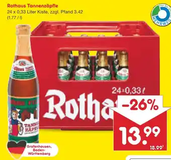 Netto Marken-Discount Rothaus tannenzäpfle Angebot