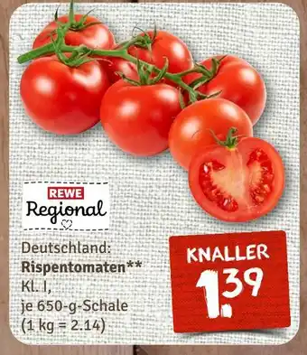 nahkauf Rewe regional rispentomaten Angebot