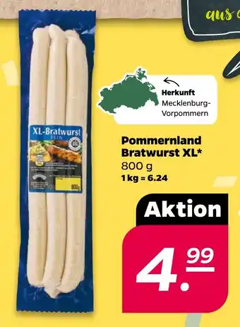 NETTO Pommernland Bratwurst XL* Angebot