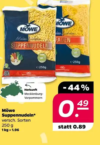 NETTO Möwe Suppennudeln Angebot