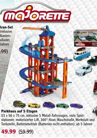 Globus Majorette Parkhaus auf 5 Etagen Angebot