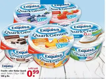 Multi Markt Frucht- oder Natur Quark 500 g Be. Angebot