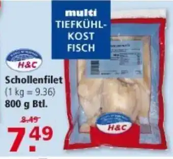 Multi Markt Schollenfillet 800 g Btl. Angebot