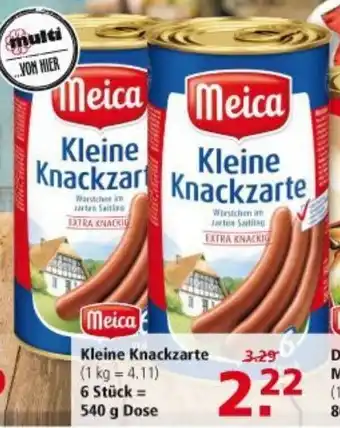 Multi Markt Kleine Knackzarte 540 g Dose Angebot