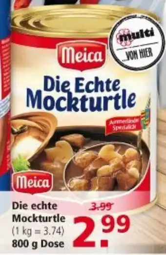 Multi Markt Die echte Mochturtle 800 g Dose Angebot