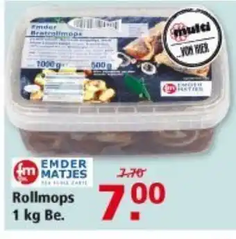 Multi Markt Rollmops 1 kg Be. Angebot