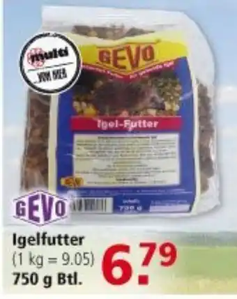 Multi Markt Gevo Igelfutter 750 g Btl. Angebot