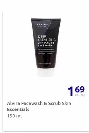 Action Alvira Facewash & Scrub Skin Essentials 150ml Angebot