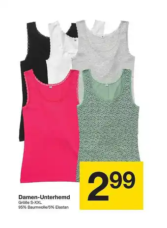 Zeeman Damen Unterhemd Angebot