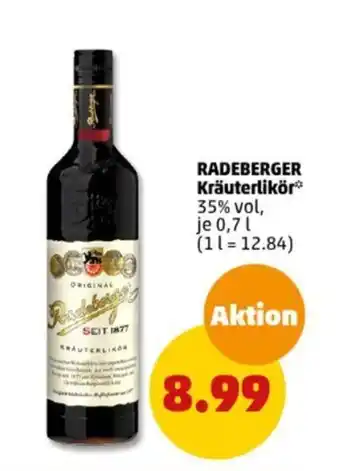 PENNY RADEBERGER Kräuterlikör Angebot
