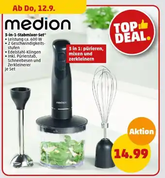 PENNY medion 3-in-1-Stabmixer-Set Angebot