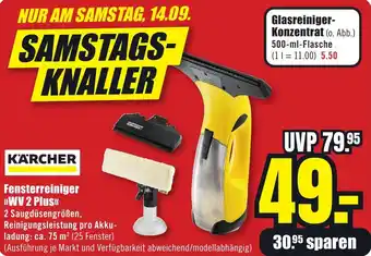 B1 Discount Baumarkt KÄRCHER Fensterreiniger WV 2 Plus Angebot