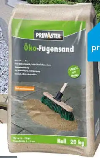 Globus Baumarkt PRIMASTER Fugensand Öko-Fuge Angebot