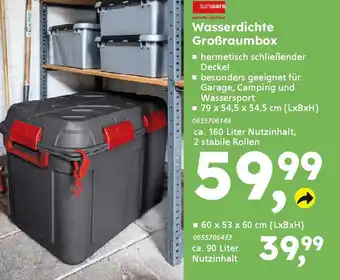 Globus Baumarkt Sunware Wasserdichte Großraumbox Angebot