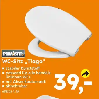 Globus Baumarkt PRIMASTER WC-Sitz,,Tiago Angebot