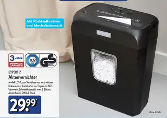 Aldi Nord EXPERTIZ Aktenvernichter Angebot