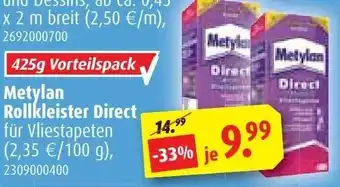 ROLLER Metylan Rollkleister Direct Angebot