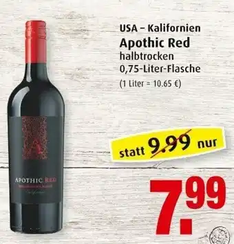 Markant Apothic Red 0,75L Angebot