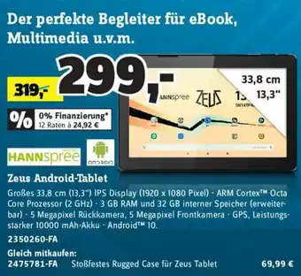 Conrad Hannspree Zeus Android Tablet Angebot