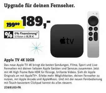 Conrad Apple TV 4K 32GB Angebot