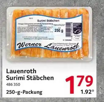 Selgros Lauenroth Surimi Stäbchen 250g Angebot