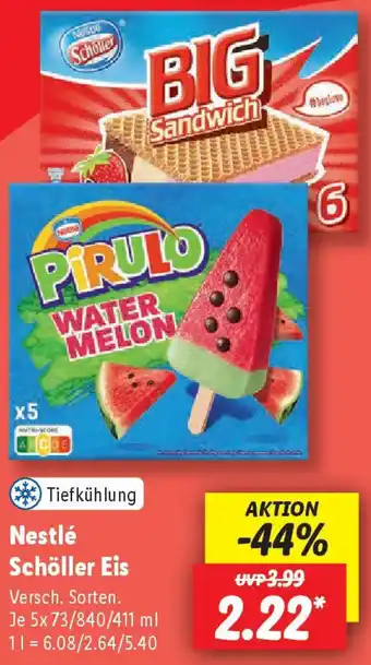Lidl Nestlé Schöller Eis Angebot